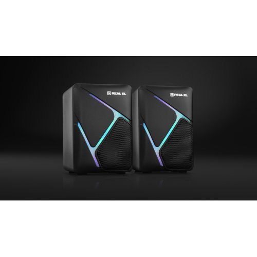 Акустическая система REAL-EL S-75 (EL121100015) Black купить в Украине: Киев, Днепр, Харьков, Одесса  | Низкая цена, отзывы, характеристики от TELEMART фото