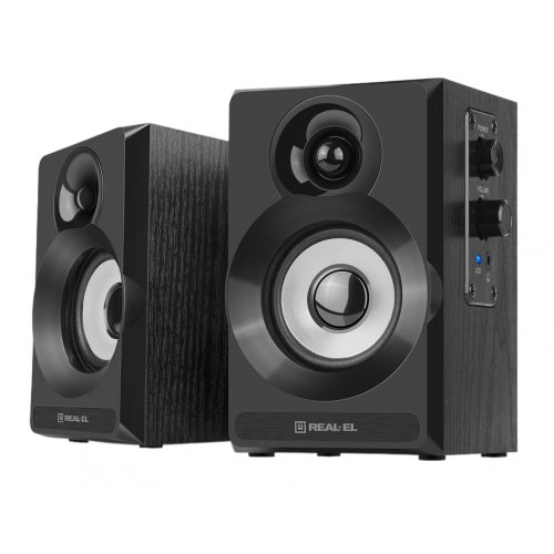 Акустическая система REAL-EL S-217 (EL121200013) Black купить в Украине: Киев, Днепр, Харьков, Одесса  | Низкая цена, отзывы, характеристики от TELEMART фото