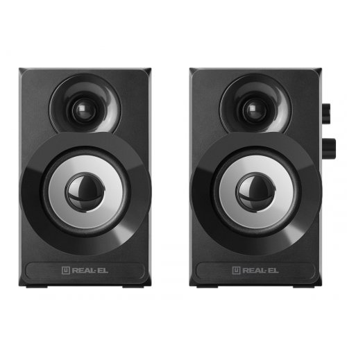 Акустическая система REAL-EL S-217 (EL121200013) Black купить в Украине: Киев, Днепр, Харьков, Одесса  | Низкая цена, отзывы, характеристики от TELEMART фото