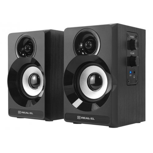 Акустическая система REAL-EL S-217 (EL121200013) Black купить в Украине: Киев, Днепр, Харьков, Одесса  | Низкая цена, отзывы, характеристики от TELEMART фото