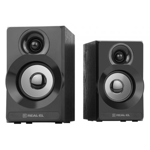 Акустическая система REAL-EL S-217 (EL121200013) Black купить в Украине: Киев, Днепр, Харьков, Одесса  | Низкая цена, отзывы, характеристики от TELEMART фото