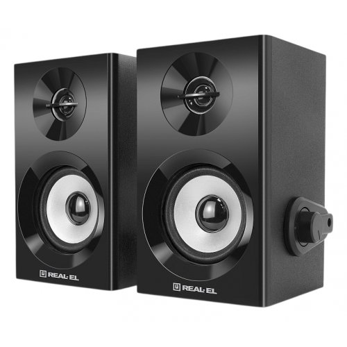 Акустична система REAL-EL S-228 (EL121200014) Black купити в Україні: Київ, Львів, Хмельницький, Тернопіль, Івано-Франківськ | Низька ціна, відгуки, характеристики від TELEMART фото