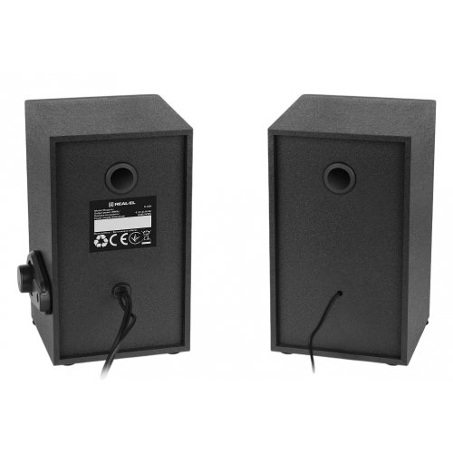 Акустична система REAL-EL S-228 (EL121200014) Black купити в Україні: Київ, Львів, Хмельницький, Тернопіль, Івано-Франківськ | Низька ціна, відгуки, характеристики від TELEMART фото