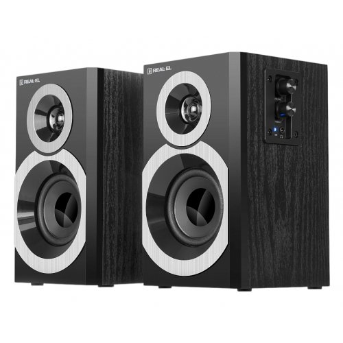 Акустична система REAL-EL S-245 (EL121200015) Black купити в Україні: Київ, Львів, Хмельницький, Тернопіль, Івано-Франківськ | Низька ціна, відгуки, характеристики від TELEMART фото
