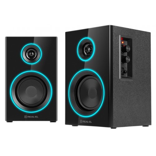 Акустична система REAL-EL S-410 (EL121200016) Black купити в Україні: Київ, Львів, Хмельницький, Тернопіль, Івано-Франківськ | Низька ціна, відгуки, характеристики від TELEMART фото