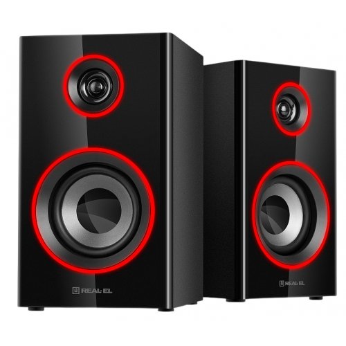 Акустическая система REAL-EL S-415 (EL121200017) Black купить в Украине: Киев, Днепр, Харьков, Одесса  | Низкая цена, отзывы, характеристики от TELEMART фото