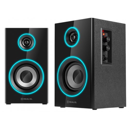 Акустическая система REAL-EL S-415 (EL121200017) Black купить в Украине: Киев, Днепр, Харьков, Одесса  | Низкая цена, отзывы, характеристики от TELEMART фото
