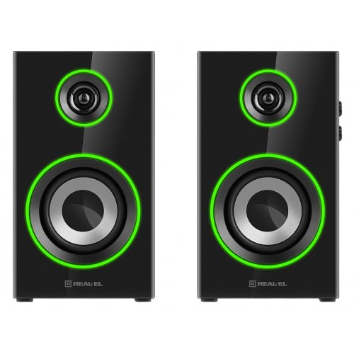 Акустическая система REAL-EL S-415 (EL121200017) Black купить в Украине: Киев, Днепр, Харьков, Одесса  | Низкая цена, отзывы, характеристики от TELEMART фото