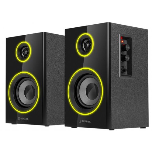 Акустическая система REAL-EL S-415 (EL121200017) Black купить в Украине: Киев, Днепр, Харьков, Одесса  | Низкая цена, отзывы, характеристики от TELEMART фото