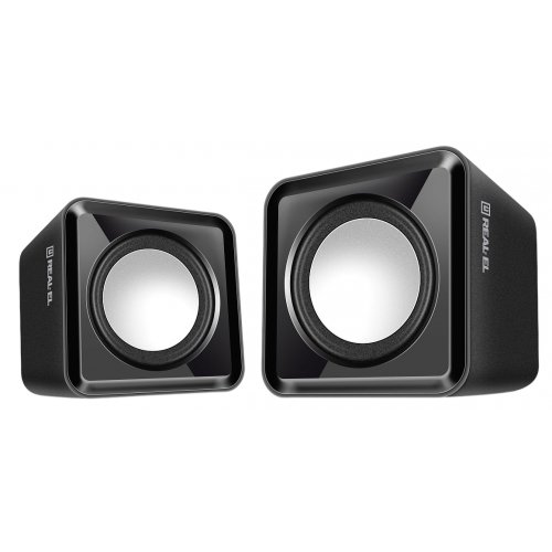 Акустическая система REAL-EL S-10 (EL121100020) Black купить в Украине: Киев, Днепр, Харьков, Одесса  | Низкая цена, отзывы, характеристики от TELEMART фото