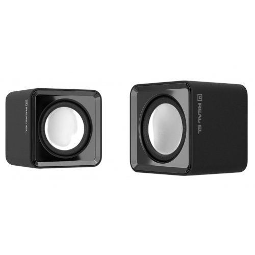 Акустическая система REAL-EL S-10 (EL121100020) Black купить в Украине: Киев, Днепр, Харьков, Одесса  | Низкая цена, отзывы, характеристики от TELEMART фото