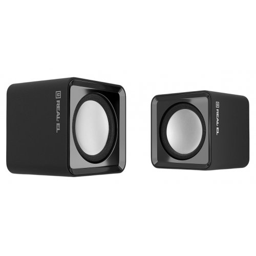 Акустическая система REAL-EL S-10 (EL121100020) Black купить в Украине: Киев, Днепр, Харьков, Одесса  | Низкая цена, отзывы, характеристики от TELEMART фото