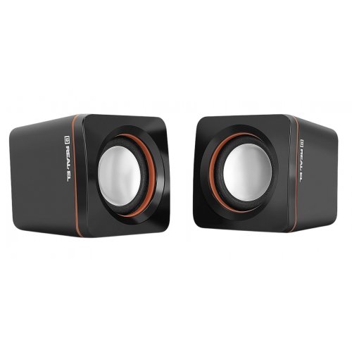 Акустическая система REAL-EL S-13 (EL121100021) Black купить в Украине: Киев, Днепр, Харьков, Одесса  | Низкая цена, отзывы, характеристики от TELEMART фото