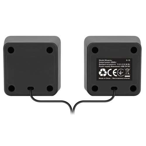 Акустическая система REAL-EL S-13 (EL121100021) Black купить в Украине: Киев, Днепр, Харьков, Одесса  | Низкая цена, отзывы, характеристики от TELEMART фото