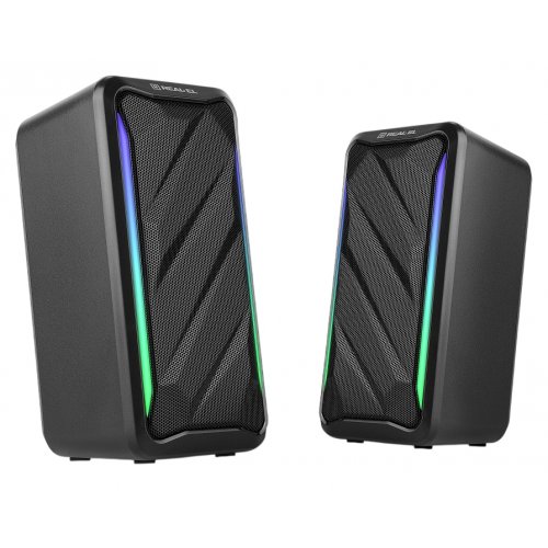 Акустическая система REAL-EL S-130 (EL121100018) Black купить в Украине: Киев, Днепр, Харьков, Одесса  | Низкая цена, отзывы, характеристики от TELEMART фото