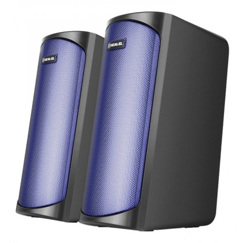 Акустическая система REAL-EL S-135 (EL121100019) Black купить в Украине: Киев, Днепр, Харьков, Одесса  | Низкая цена, отзывы, характеристики от TELEMART фото