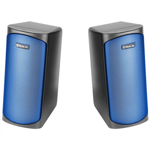 Акустическая система REAL-EL S-135 (EL121100019) Black купить в Украине: Киев, Днепр, Харьков, Одесса  | Низкая цена, отзывы, характеристики от TELEMART фото