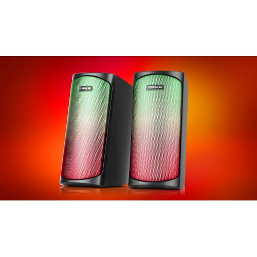 Акустическая система REAL-EL S-135 (EL121100019) Black купить в Украине: Киев, Днепр, Харьков, Одесса  | Низкая цена, отзывы, характеристики от TELEMART фото