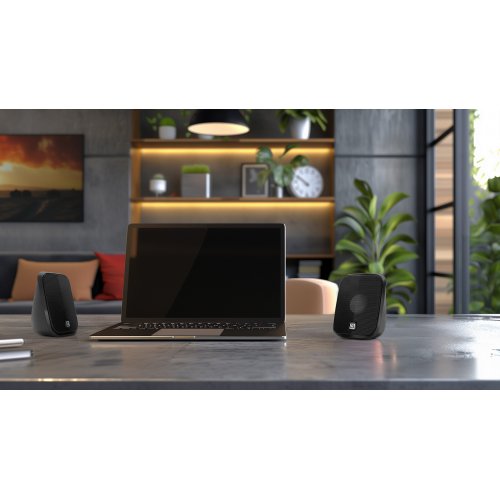 Акустическая система REAL-EL S-25 (EL121100022) Black купить в Украине: Киев, Днепр, Харьков, Одесса  | Низкая цена, отзывы, характеристики от TELEMART фото