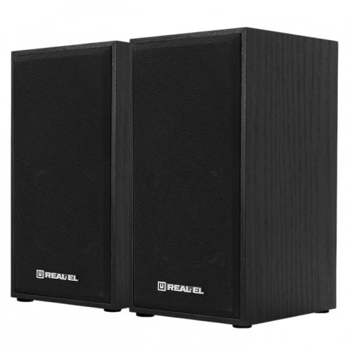Акустическая система REAL-EL S-202 (EL121200019) Black купить в Украине: Киев, Днепр, Харьков, Одесса  | Низкая цена, отзывы, характеристики от TELEMART фото