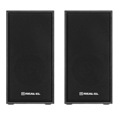 Акустическая система REAL-EL S-202 (EL121200019) Black купить в Украине: Киев, Днепр, Харьков, Одесса  | Низкая цена, отзывы, характеристики от TELEMART фото