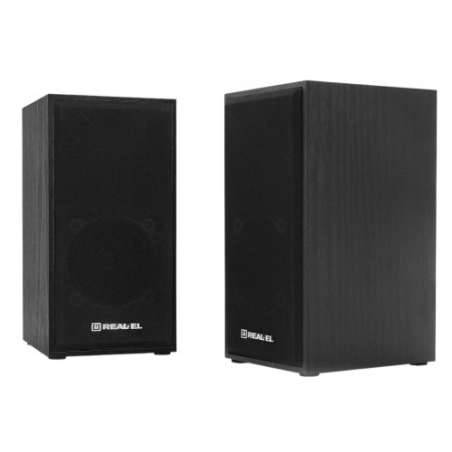 Акустическая система REAL-EL S-202 (EL121200019) Black купить в Украине: Киев, Днепр, Харьков, Одесса  | Низкая цена, отзывы, характеристики от TELEMART фото