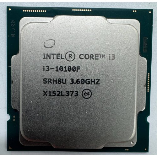 Процесор Intel Core i3-10100F 3.6(4.3)GHz 6MB s1200 Tray (CM8070104291318) (Відновлено продавцем, 853050) купити в Україні: Київ, Львів, Хмельницький, Тернопіль, Івано-Франківськ | Перевірка сумісності, низька ціна, відгуки, характеристики від TELEMART фото