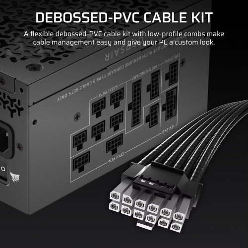 Блок живлення Corsair RM1000x Shift ATX 3.1 1000W (CP-9020300-EU) купити в Україні: Київ, Львів, Хмельницький, Тернопіль, Івано-Франківськ | Перевірка сумісності, низька ціна, відгуки, характеристики від TELEMART фото