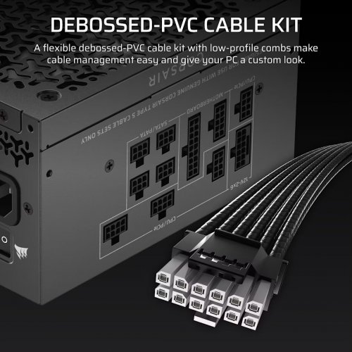 Блок живлення Corsair RM850x Shift ATX 3.1 850W (CP-9020299-EU) купити в Україні: Київ, Львів, Хмельницький, Тернопіль, Івано-Франківськ | Перевірка сумісності, низька ціна, відгуки, характеристики від TELEMART фото