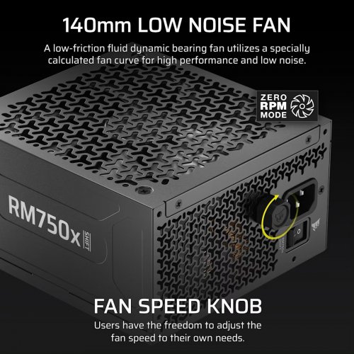 Блок живлення Corsair RM750x Shift ATX 3.1 750W (CP-9020298-EU) купити в Україні: Київ, Львів, Хмельницький, Тернопіль, Івано-Франківськ | Перевірка сумісності, низька ціна, відгуки, характеристики від TELEMART фото