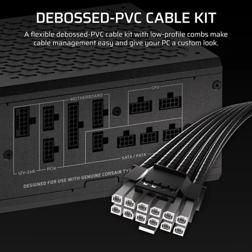 Блок живлення Corsair HX1000i Shift ATX 3.1 1000W (CP-9020265-EU) купити в Україні: Київ, Львів, Хмельницький, Тернопіль, Івано-Франківськ | Перевірка сумісності, низька ціна, відгуки, характеристики від TELEMART фото