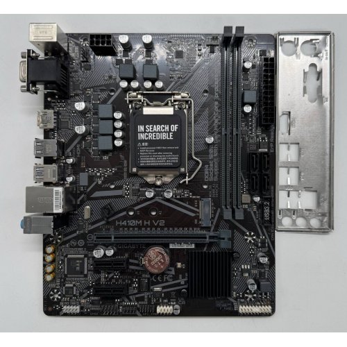 Материнська плата Gigabyte H410M H V2 (s1200, Intel H410) (Відновлено продавцем, 853088) купити в Україні: Київ, Львів, Хмельницький, Тернопіль, Івано-Франківськ | Перевірка сумісності, низька ціна, відгуки, характеристики від TELEMART фото