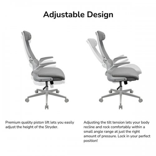 Офисное кресло Cougar Stryder Black купить в Украине: Киев, Днепр, Харьков, Одесса  | Низкая цена, отзывы, характеристики от TELEMART фото