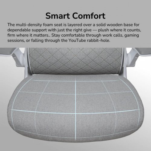 Офисное кресло Cougar Stryder Gray купить в Украине: Киев, Днепр, Харьков, Одесса  | Низкая цена, отзывы, характеристики от TELEMART фото