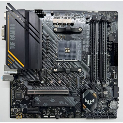 Материнская плата Asus TUF GAMING B550M-E (sAM4, AMD B550) (Восстановлено продавцом, 853113) купить в Украине: Киев, Днепр, Харьков, Одесса  | Проверка совместимости, низкая цена, отзывы, характеристики от TELEMART фото