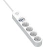 Photo ColorWay 2 m 4 sockets + 2 x USB + 2 x USB Type-C (CW-CHE44PDW) White