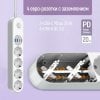 Photo ColorWay 2 m 4 sockets + 2 x USB + 2 x USB Type-C (CW-CHE44PDW) White