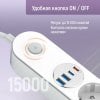 Photo ColorWay 2 m 4 sockets + 2 x USB + 2 x USB Type-C (CW-CHE44PDW) White