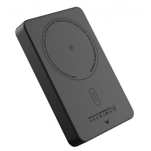 Powerbank ColorWay 10000mAh 20W MagSafe (CW-PB100LPA1BK-WPDD) Black купити в Україні: Київ, Львів, Хмельницький, Тернопіль, Івано-Франківськ | Низька ціна, відгуки, характеристики від TELEMART фото