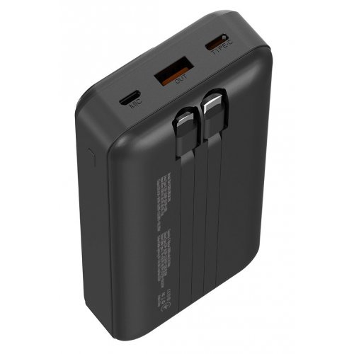 Powerbank ColorWay 20000mAh 22.5W Optimal Power (CW-PB200LPB5BK-PDD) Black купити в Україні: Київ, Львів, Хмельницький, Тернопіль, Івано-Франківськ | Низька ціна, відгуки, характеристики від TELEMART фото