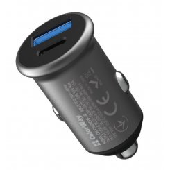 Автомобильное зарядное устройство ColorWay USB + USB Type-C 48W (CW-CHA065PD-GR) Grey
