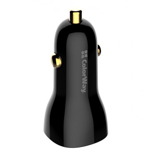 Photo ColorWay USB + USB Type-C 60W (CW-CHA046PD-BK) Black