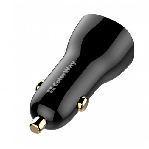 Photo ColorWay USB + USB Type-C 60W (CW-CHA046PD-BK) Black