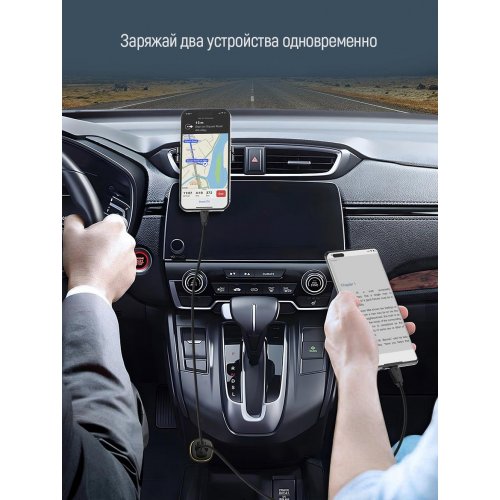 Photo ColorWay USB + USB Type-C 60W (CW-CHA046PD-BK) Black