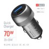 Photo ColorWay USB + USB Type-C 70W (CW-CHA066PD-GR) Grey