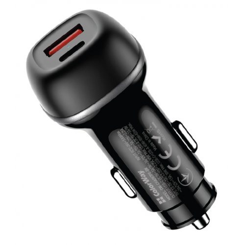 Photo ColorWay USB + USB Type-C 63W (CW-CHA067PD-BK) Black