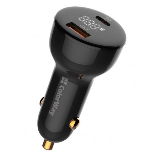 Photo ColorWay USB + USB Type-C 100W (CW-CHA044PD-BK) Black