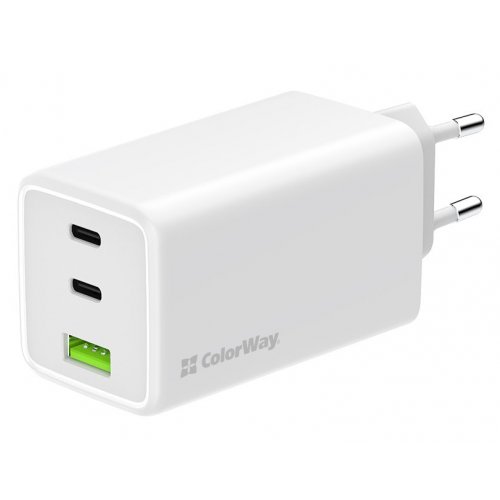 

ColorWay GaN Mini USB + 2 x USB Type-C 100W (CW-CHS061PD-WT) White