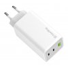 Photo ColorWay GaN Mini USB + 2 x USB Type-C 100W (CW-CHS061PD-WT) White