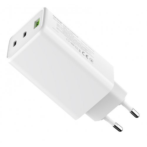 Photo ColorWay GaN Mini USB + 2 x USB Type-C 100W (CW-CHS061PD-WT) White